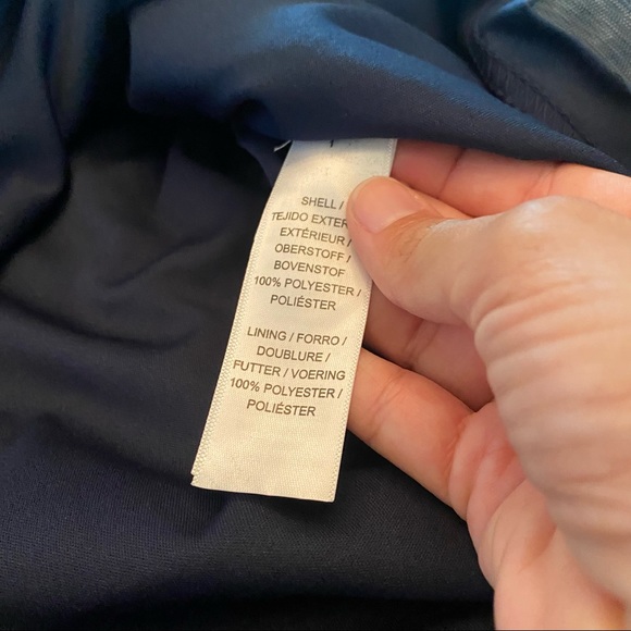 Aidan Mattox Navy Beaded Tulle Halter Dress NWT Size 6 - Picture 5 of 16